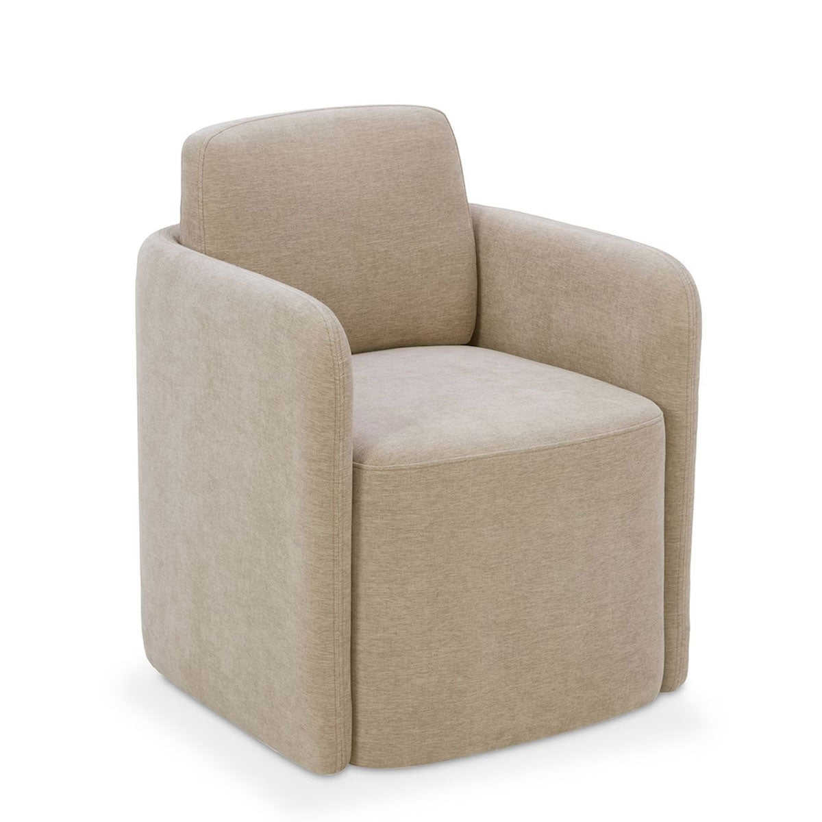 REMI CASTER CHAIR IN HEMP MARR