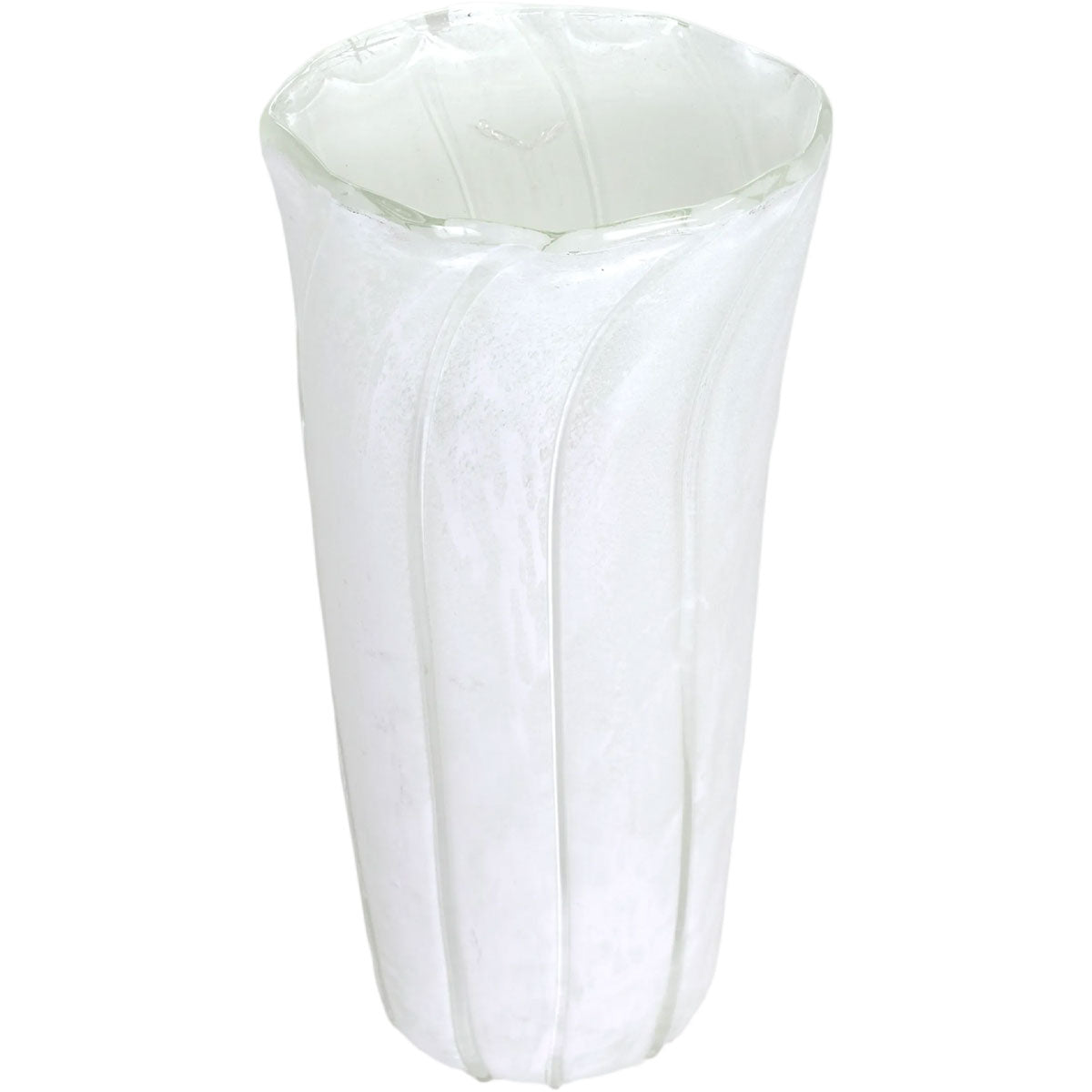 Lumia White Gls 16" Vase