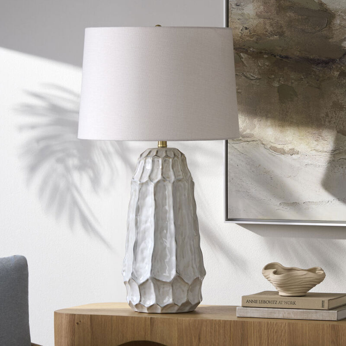 Aqua Stone Accent Tbl Lamp