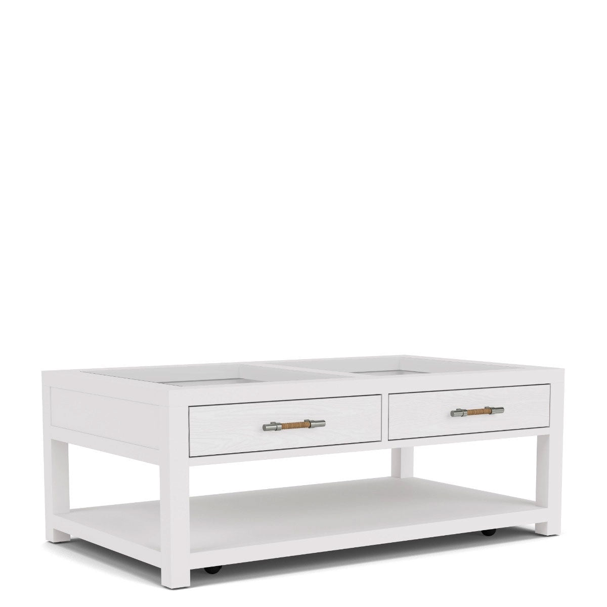 ROSALIE WHITE RECTANGULAR COCKTAIL TABLE