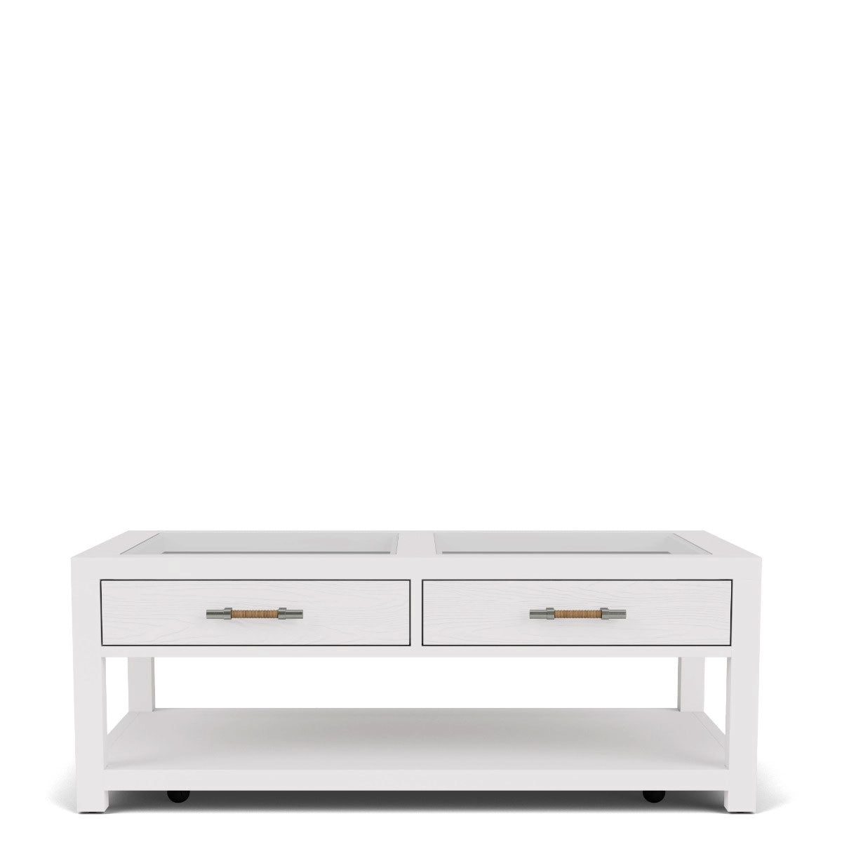 ROSALIE WHITE RECTANGULAR COCKTAIL TABLE