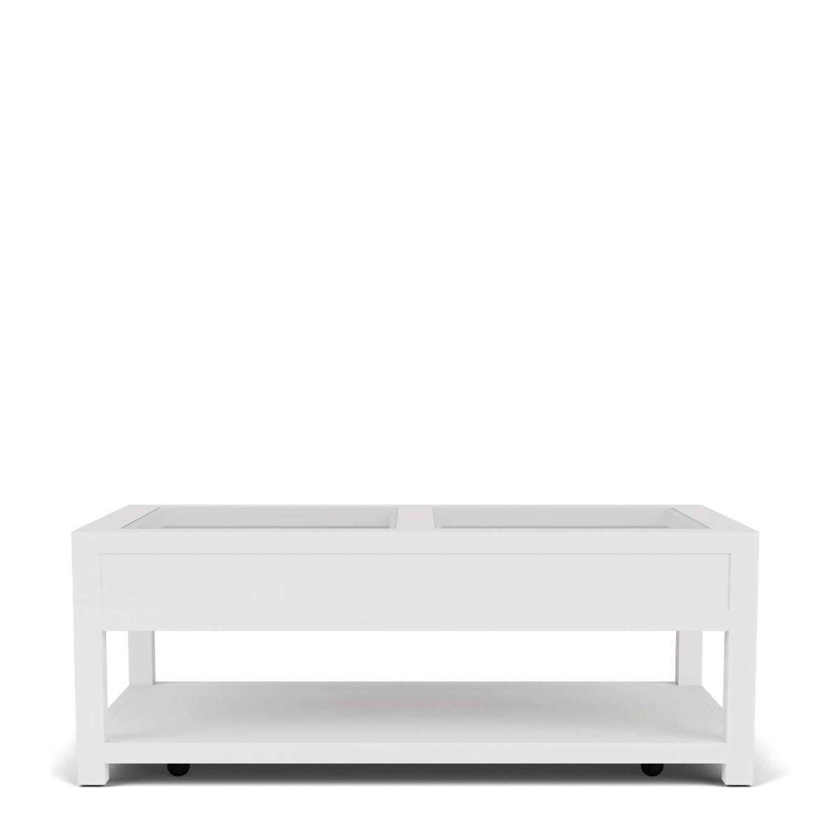 ROSALIE WHITE RECTANGULAR COCKTAIL TABLE