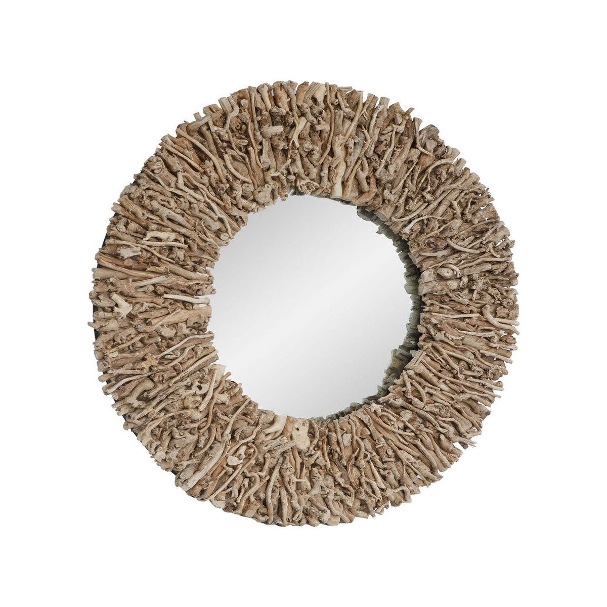 Rossetti Round Driftwood Mirror