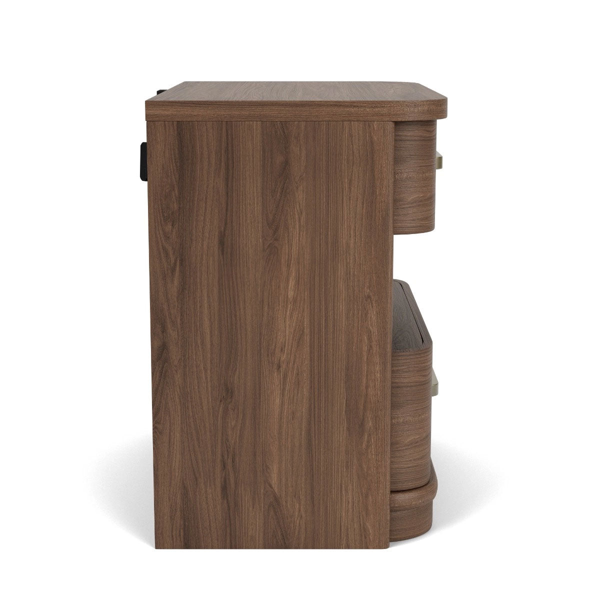 Delia Two Drawer Nightstand