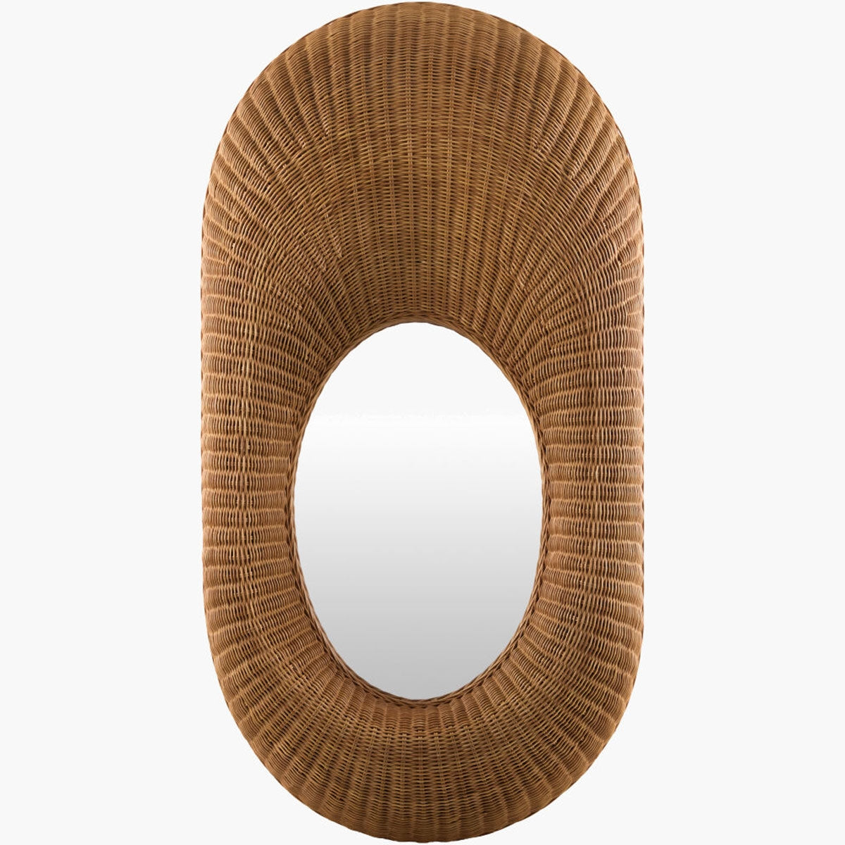LYE DARK RATTAN ACCENT MIR