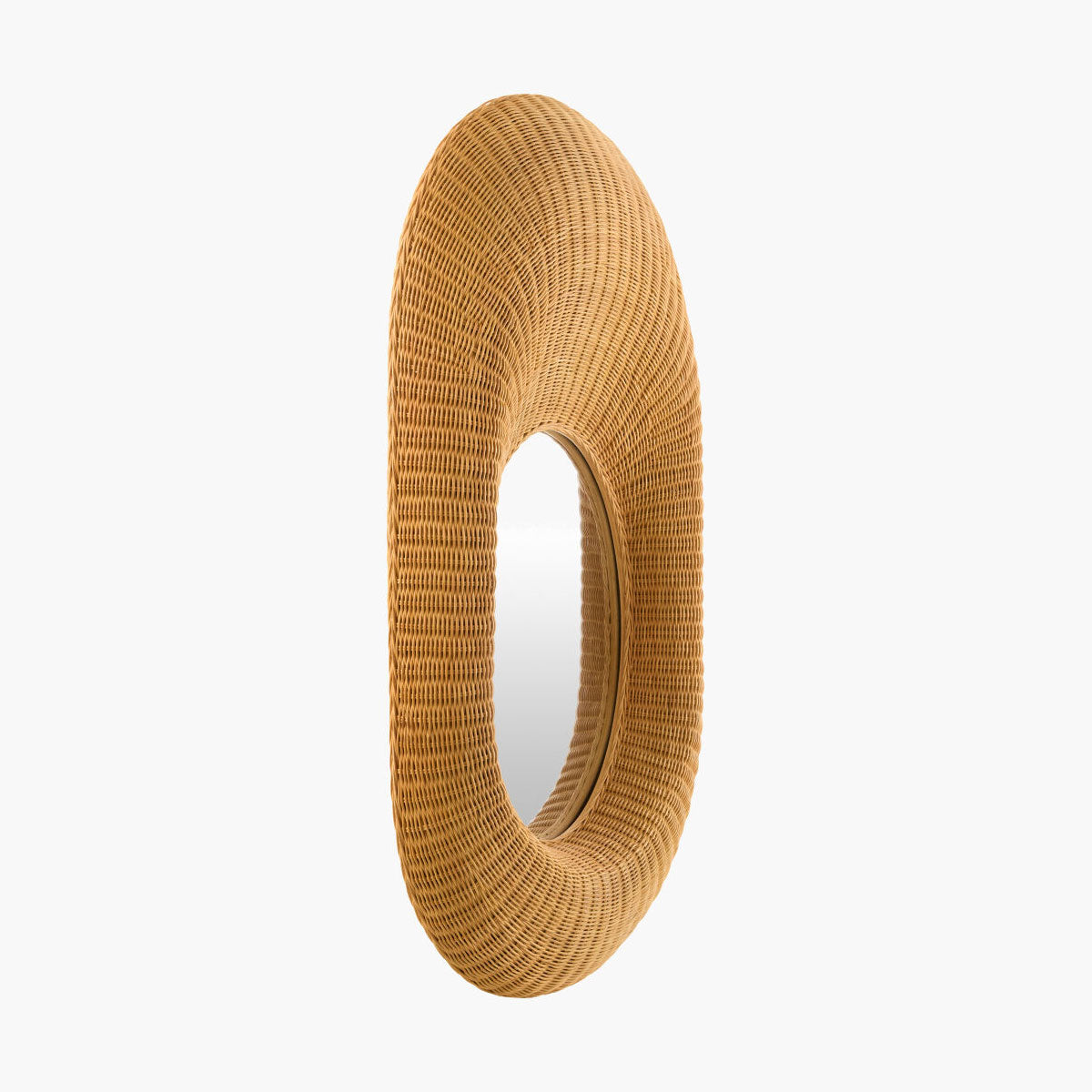 LYE DARK RATTAN ACCENT MIR