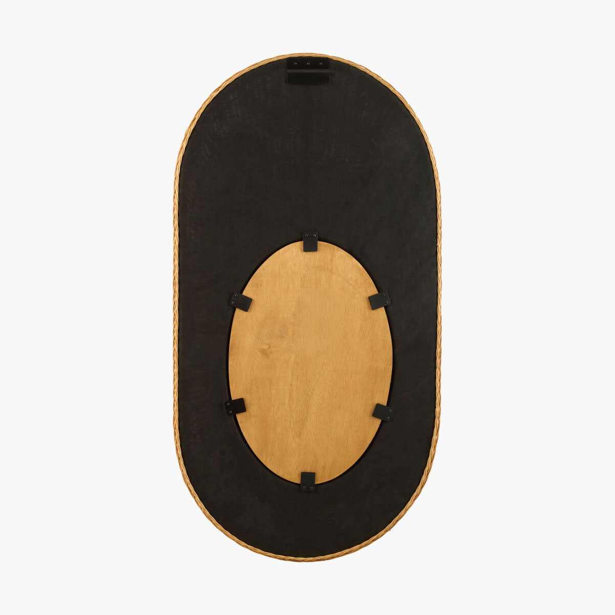 LYE DARK RATTAN ACCENT MIR