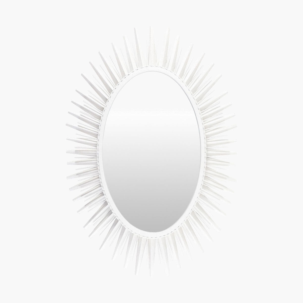Nihal White Accent Mirror