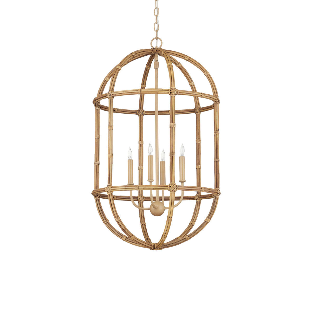 CHARLOTTE RATTAN LANTERN PNDT