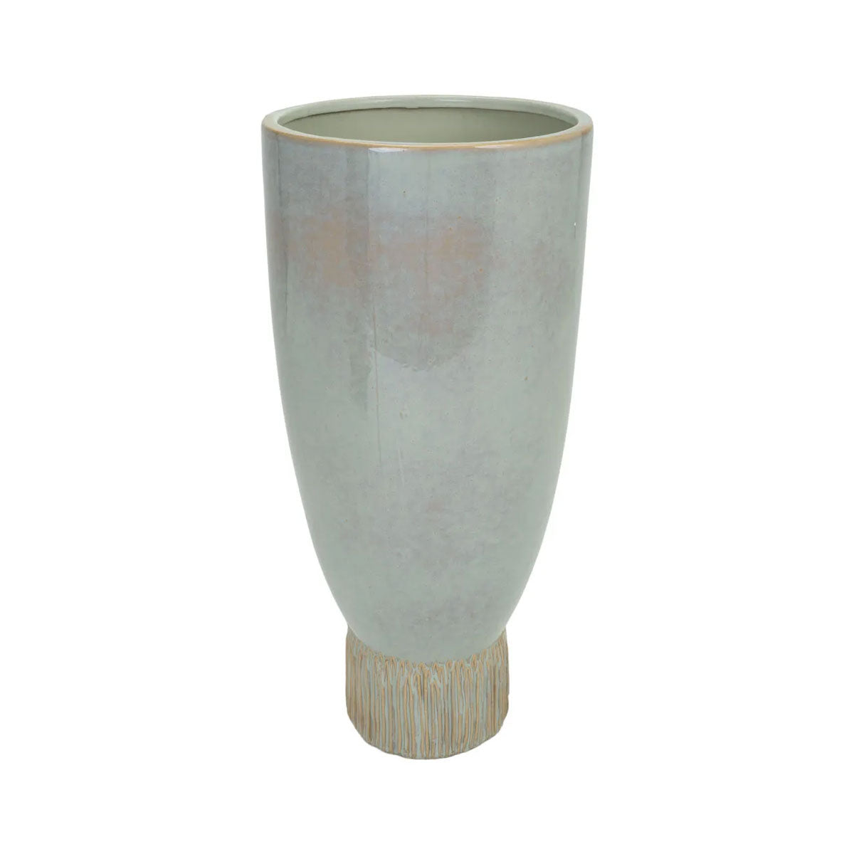 Omrao Robbin Bl Gls 23" Vase