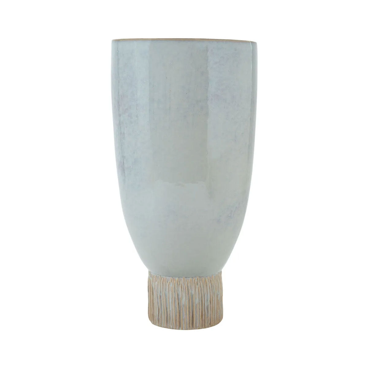 Atrias 27.5"robbin Bl Gls Vase