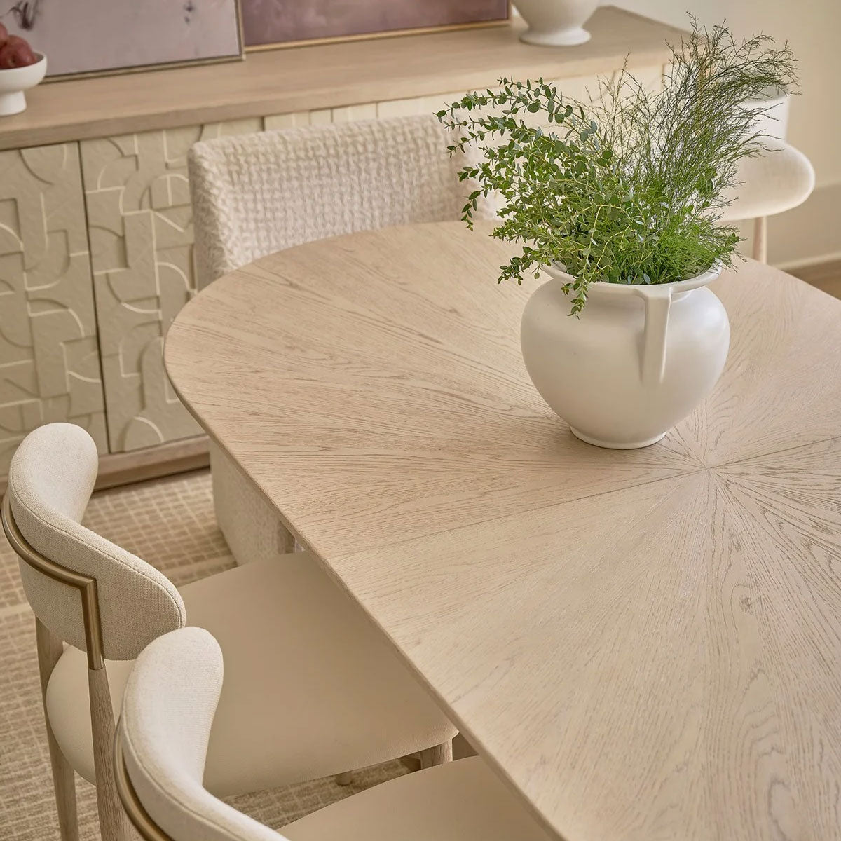 VELORA OVAL DINING TABLE