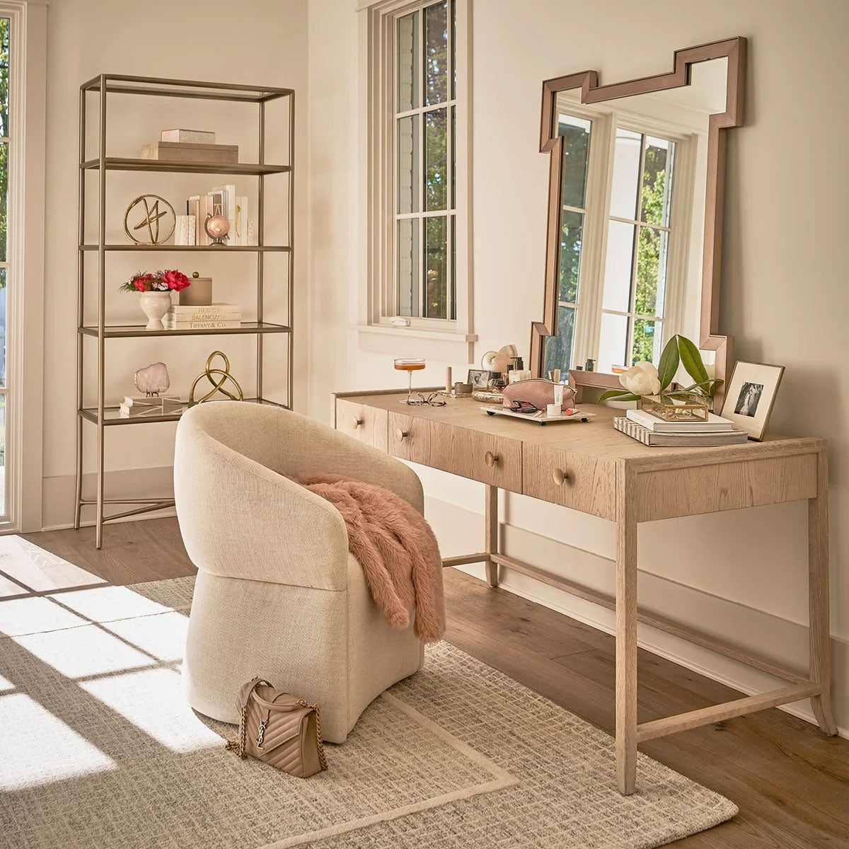 VELORA DESERT GOLD ETAGERE