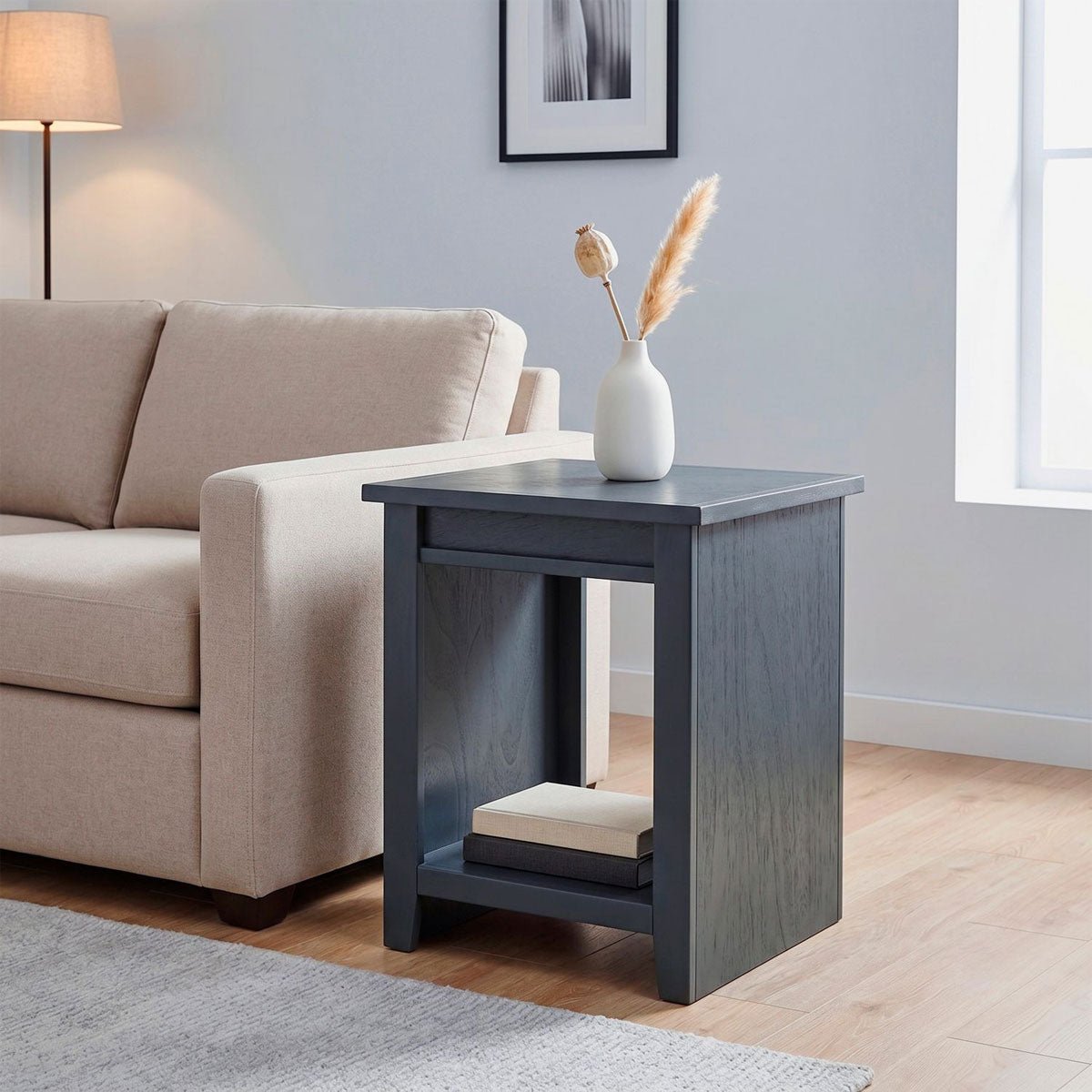 GRANT BLUE END TABLE