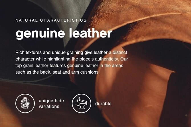 SALT LAKE LEATHER SOFA