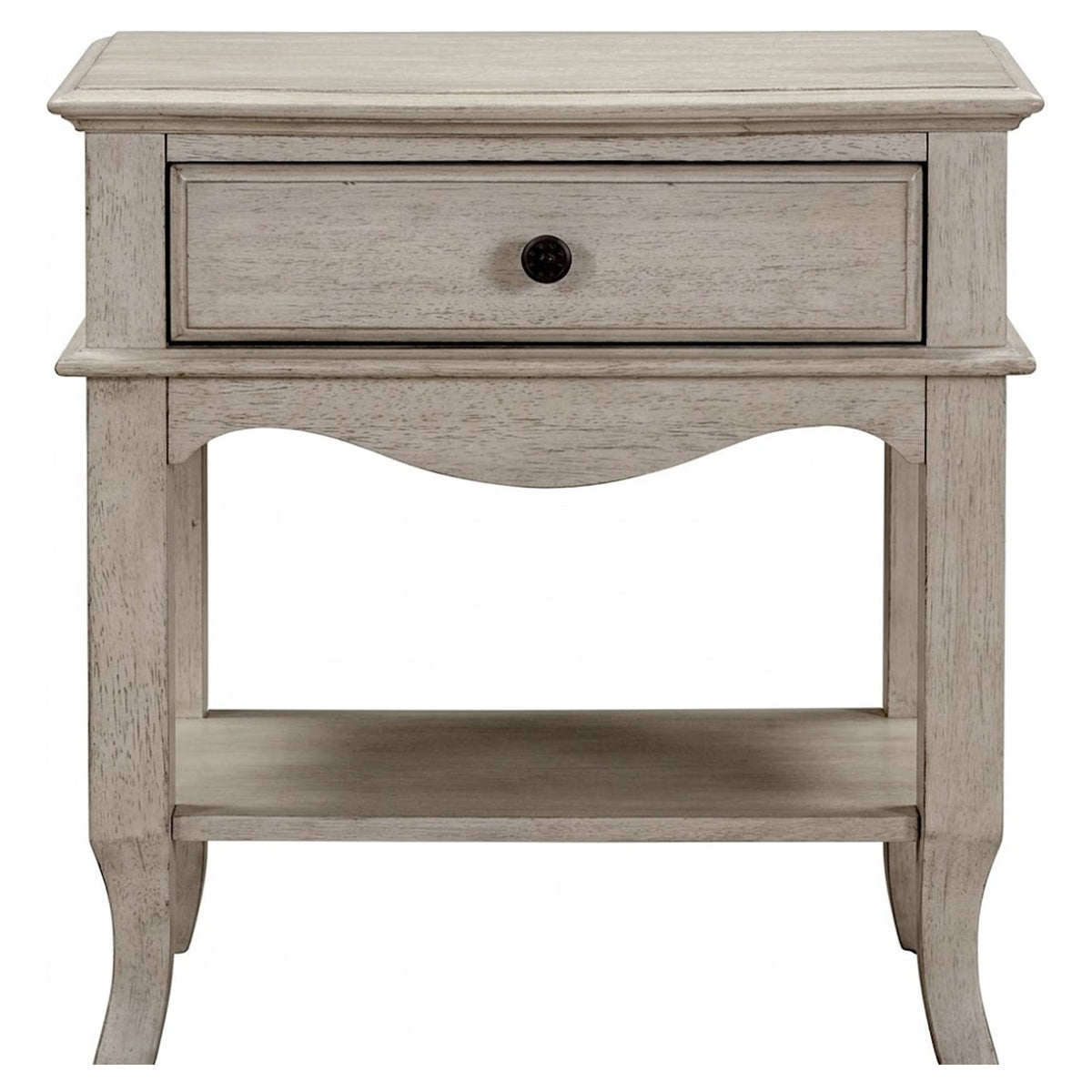 Provence Linen 1 Drawer Nightstand