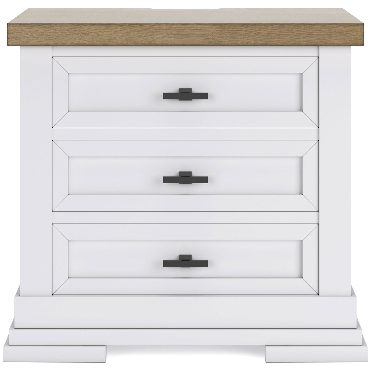 Ashbryn Three Drawer Nightstand