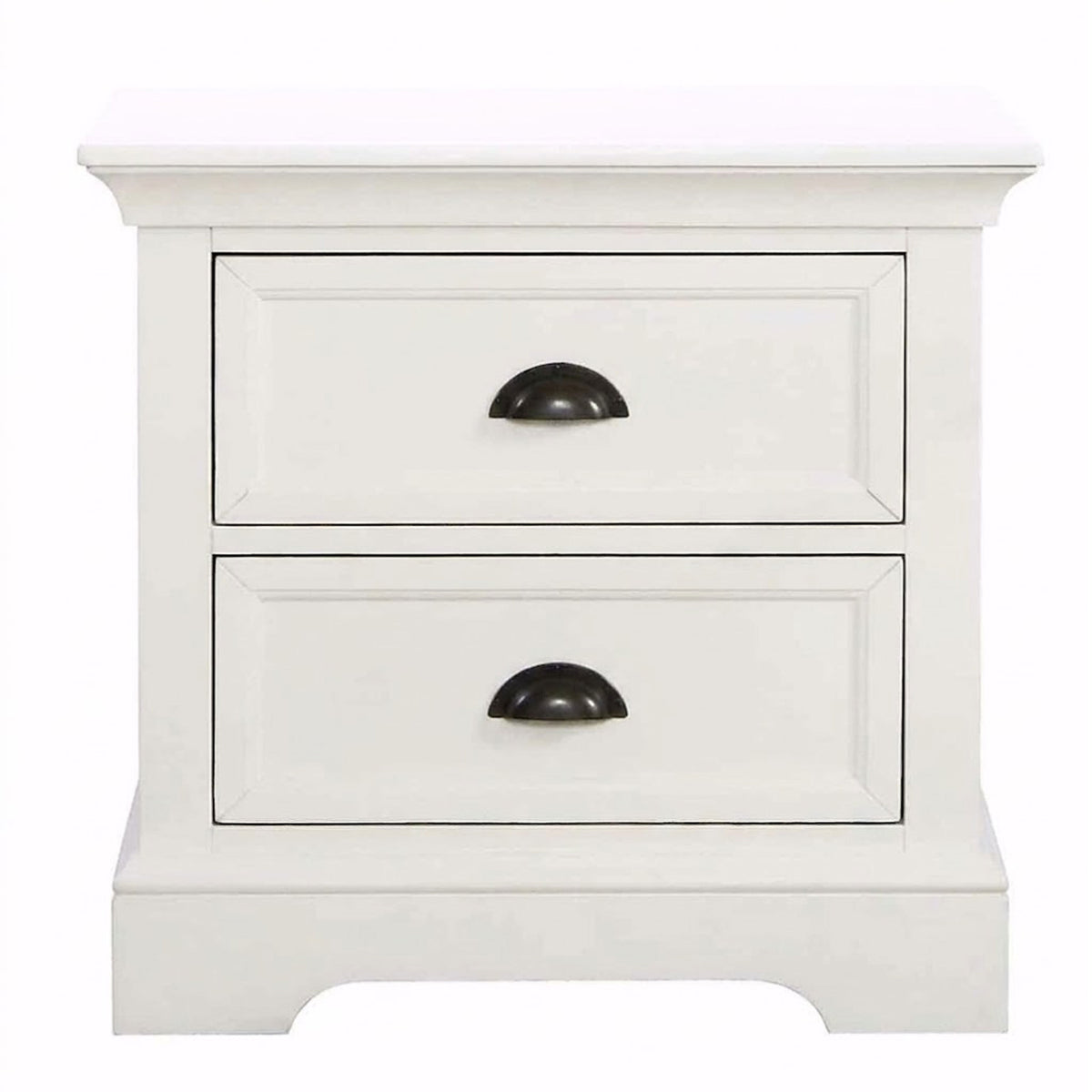 Tamarack White 2 Drawer Nightstand