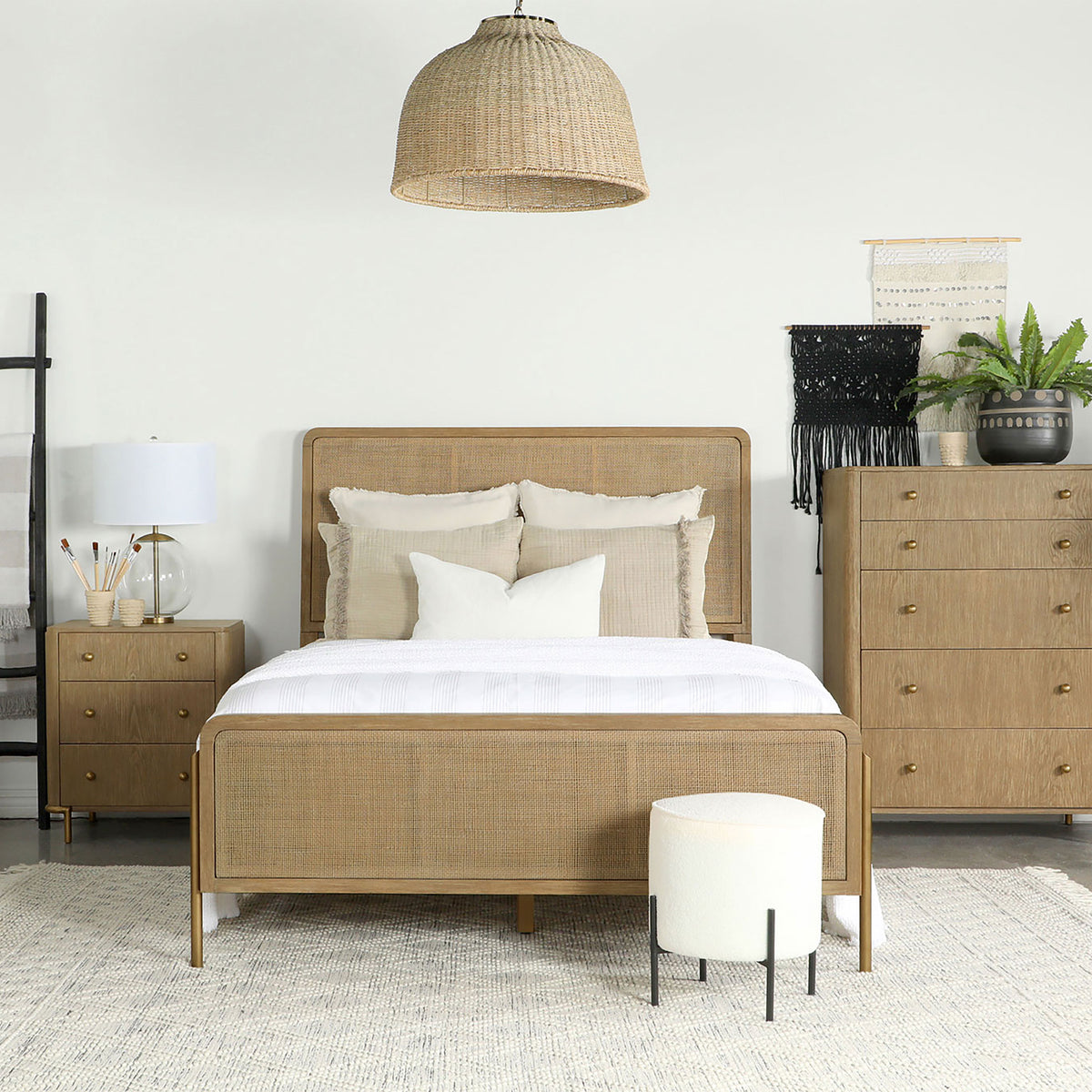 arini rattan bed2 #Color_sand