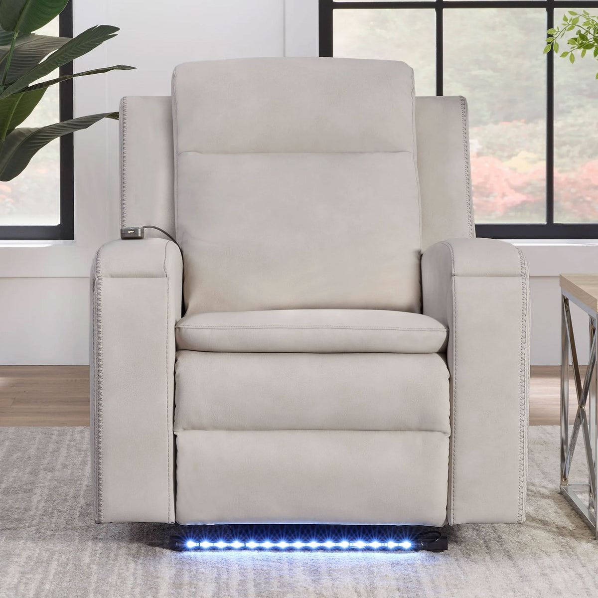 ARMSTRONG BUFF GLIDER RECLINER WITH HEAT/MASSAGE