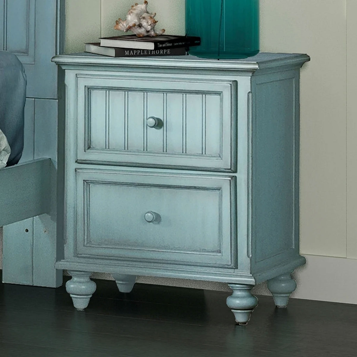 Bermuda Nightstand In Bleu