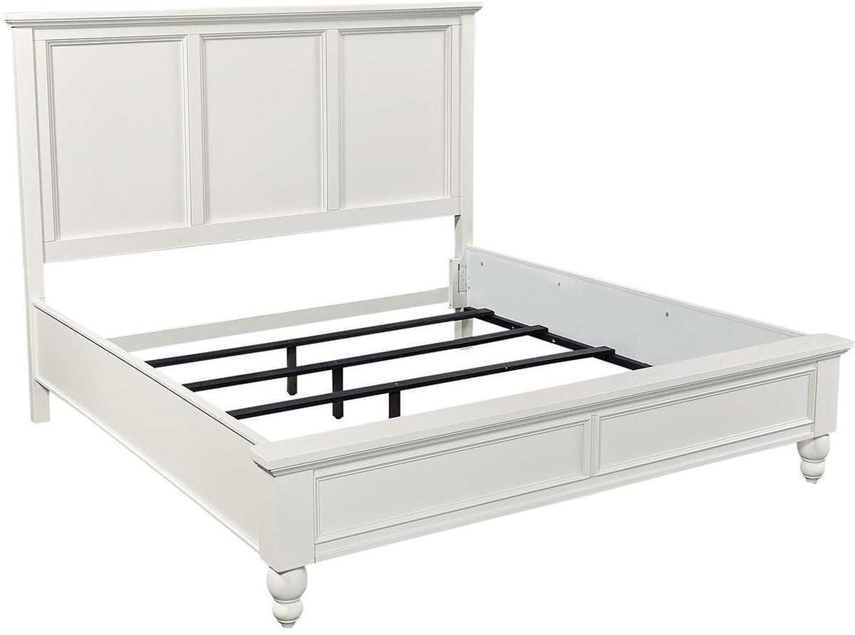 cambridge #color_white, bed storage type_none