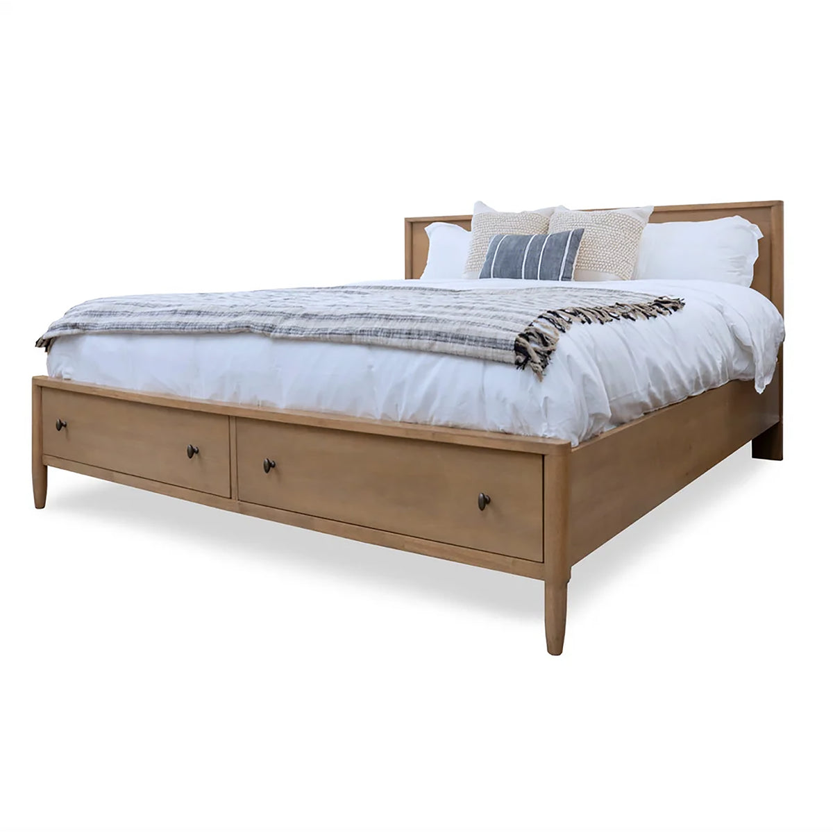 chatham bed #headboard style_shorter, bed storage type_end drawers