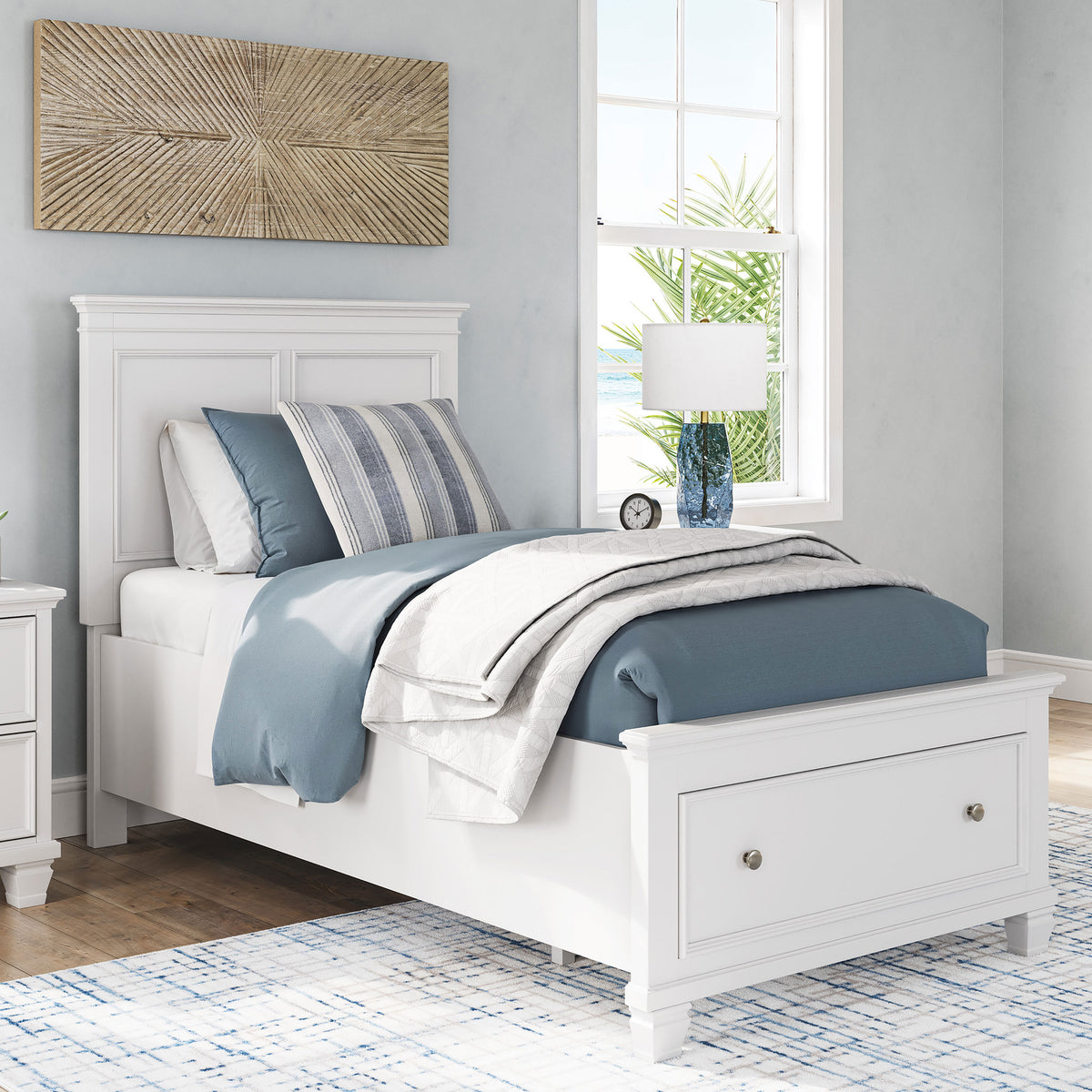 dana white twin bed with storage#Color_white,size_twin,bed storage type_end drawers