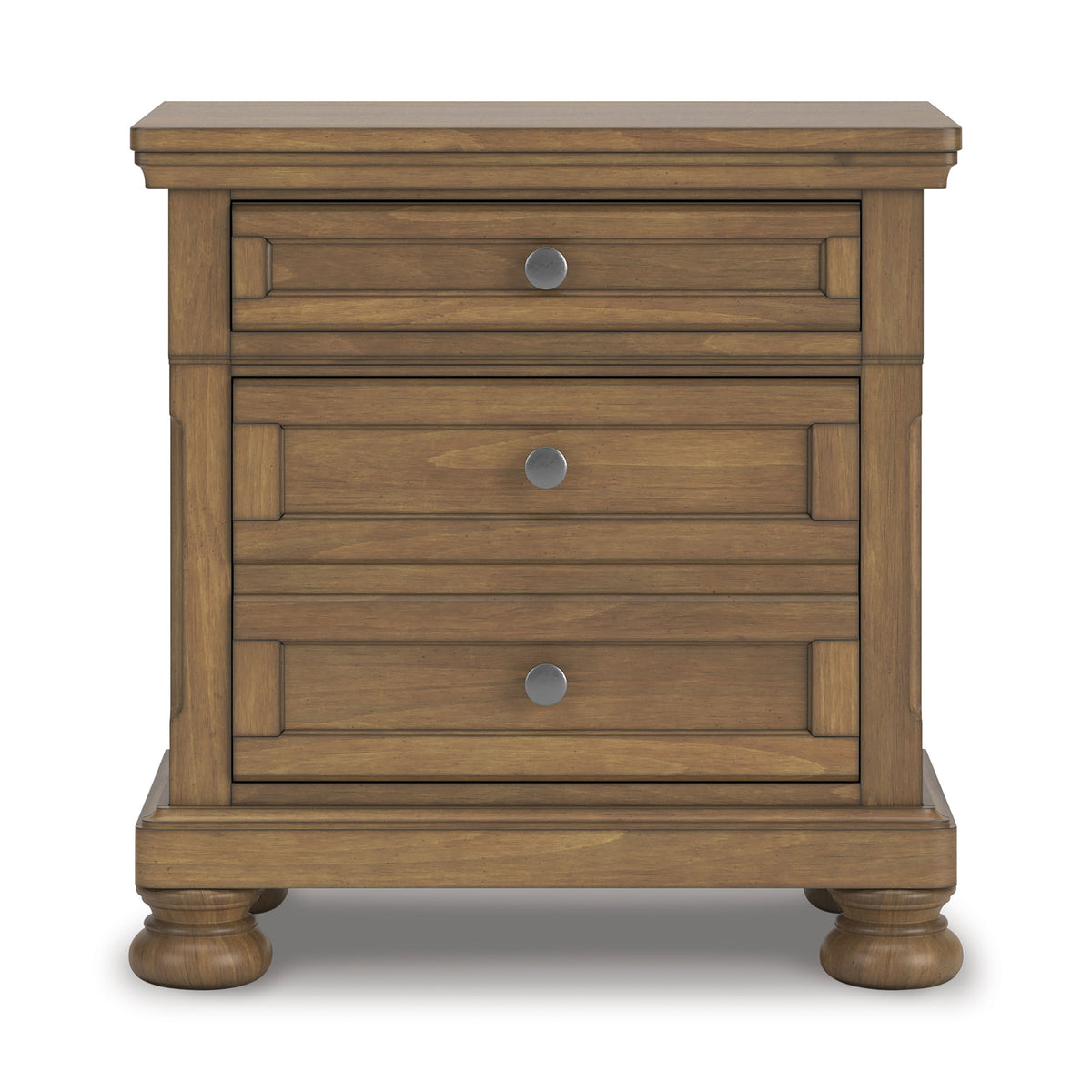 Kenley Honey Two Drawer Nightstand