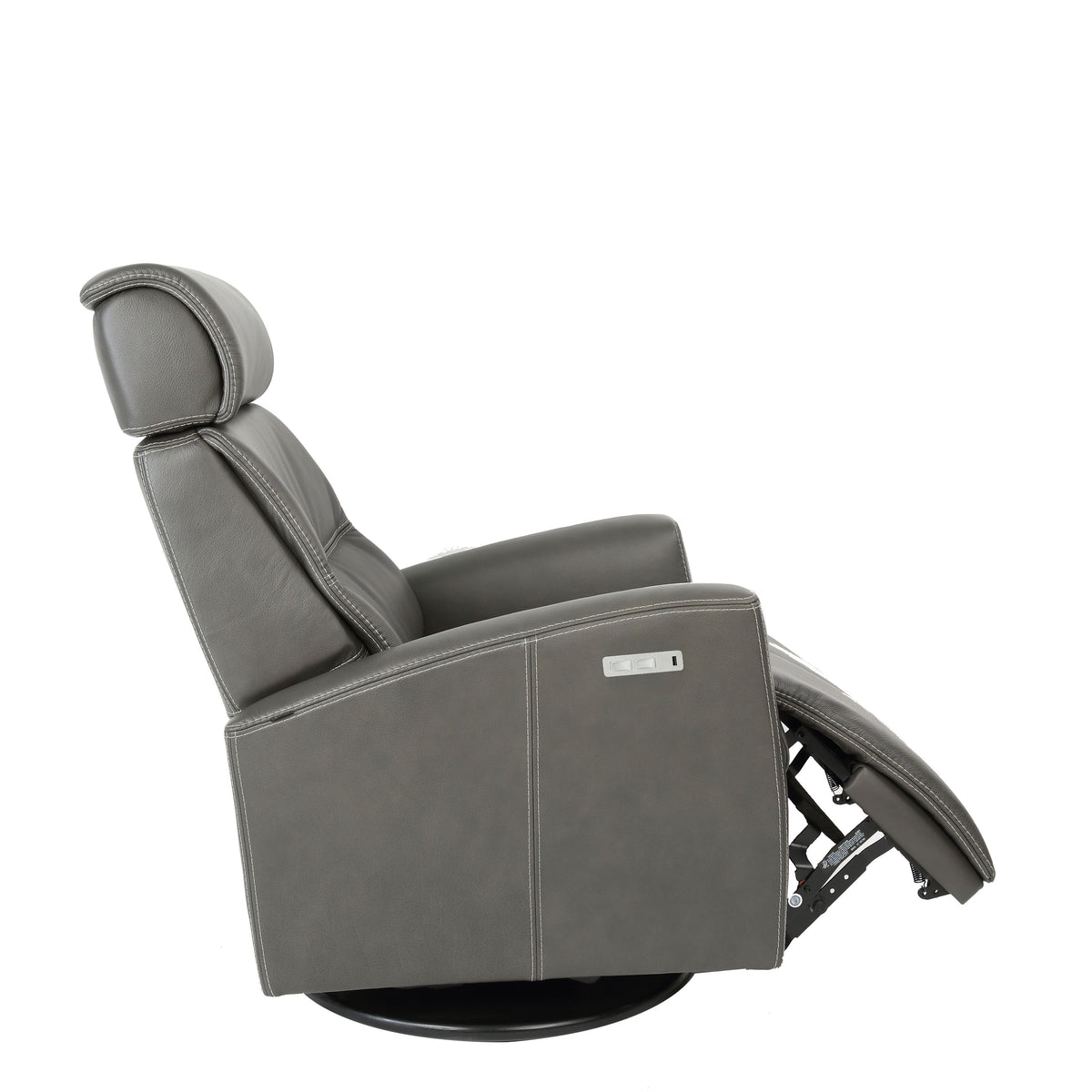 MILAN QS SMALL P2 RECLINER SLATE