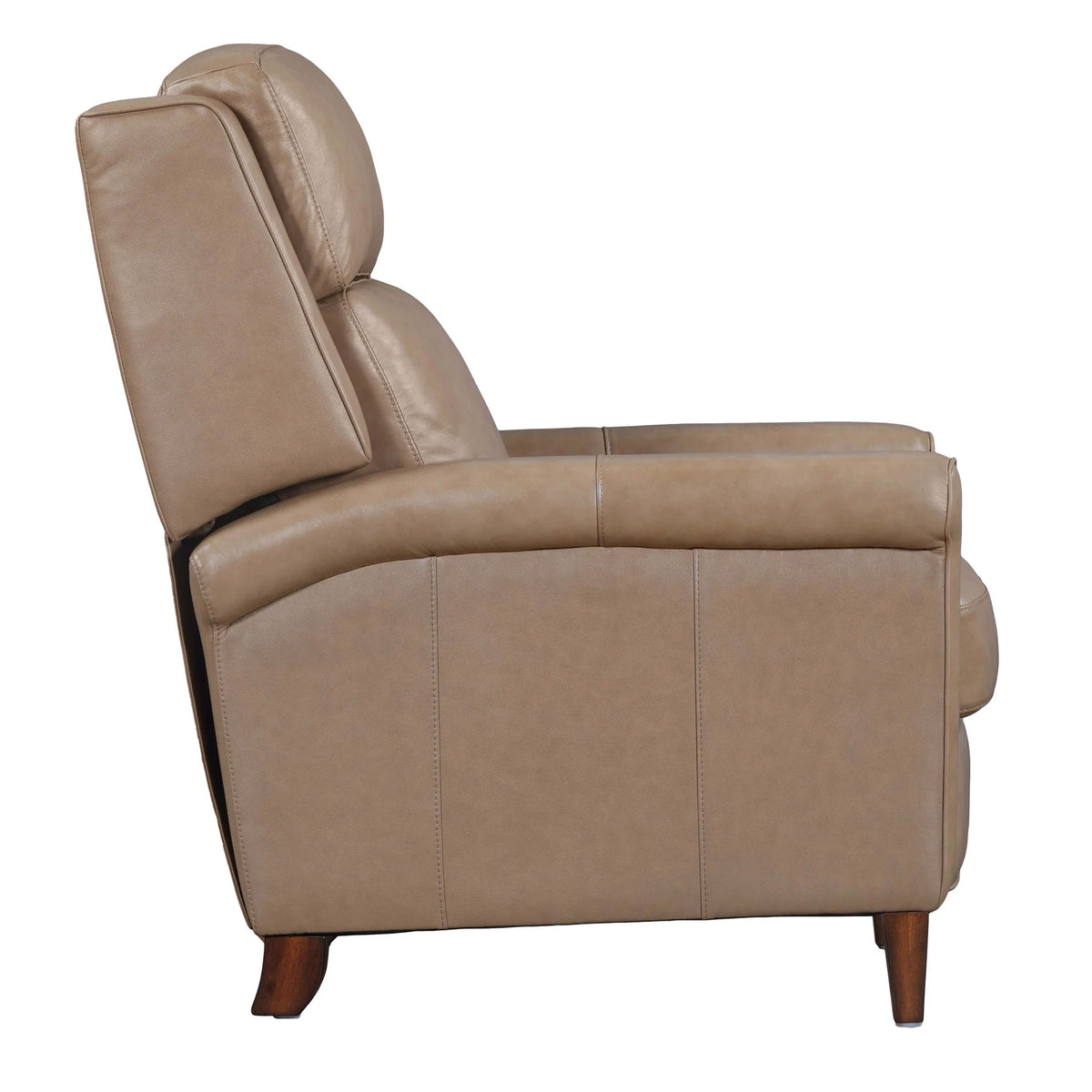 NORTHFIELD CREAM PUSHBACK LEATHER RECLINER