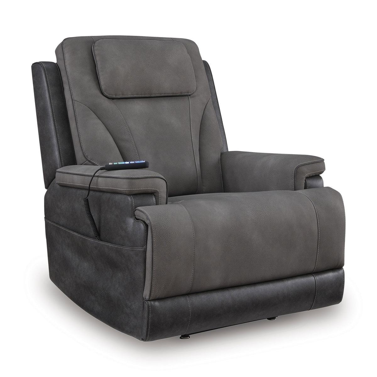 4Z PEACEFUL PAUSE LIFT RECLINER W/POWER HEADREST/LUMABR  IN SLATE