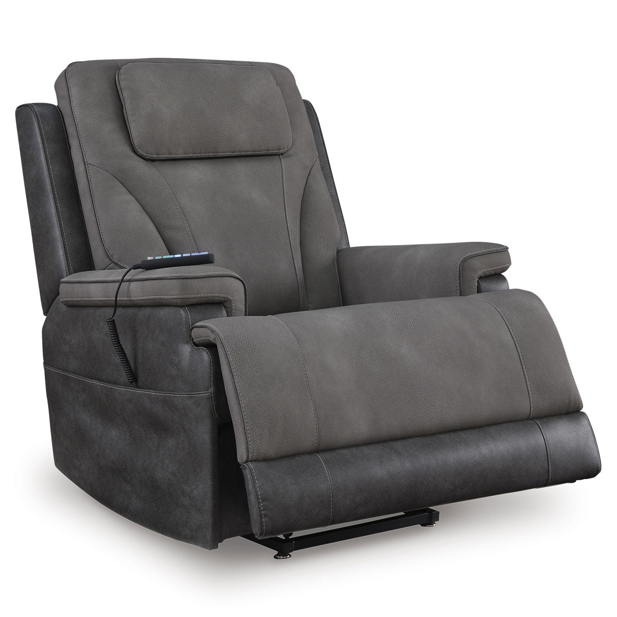 4Z PEACEFUL PAUSE LIFT RECLINER W/POWER HEADREST/LUMABR  IN SLATE